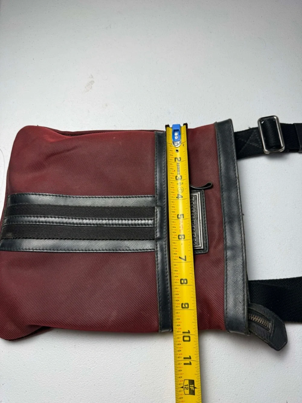 BURBERRY Shoulder Messenger Bag Black Unisex Crossbody Tablet Perfect Condition - Picture 6 of 12